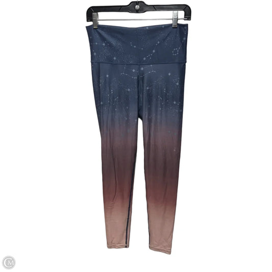 Athletic Leggings By Sol & Mane In Blue & Pink, Size: L