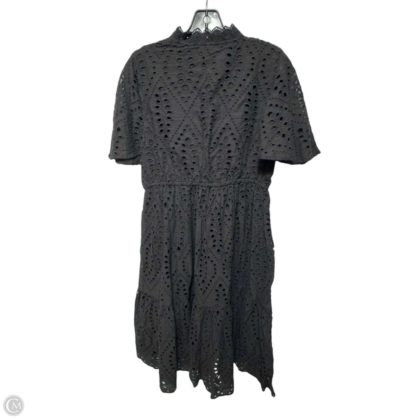 Juno Eyelet Midi Dress By Sundance In Black, Size: M