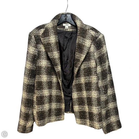 Tweed Blazer By Cato In Multi-colored, Size: Xl