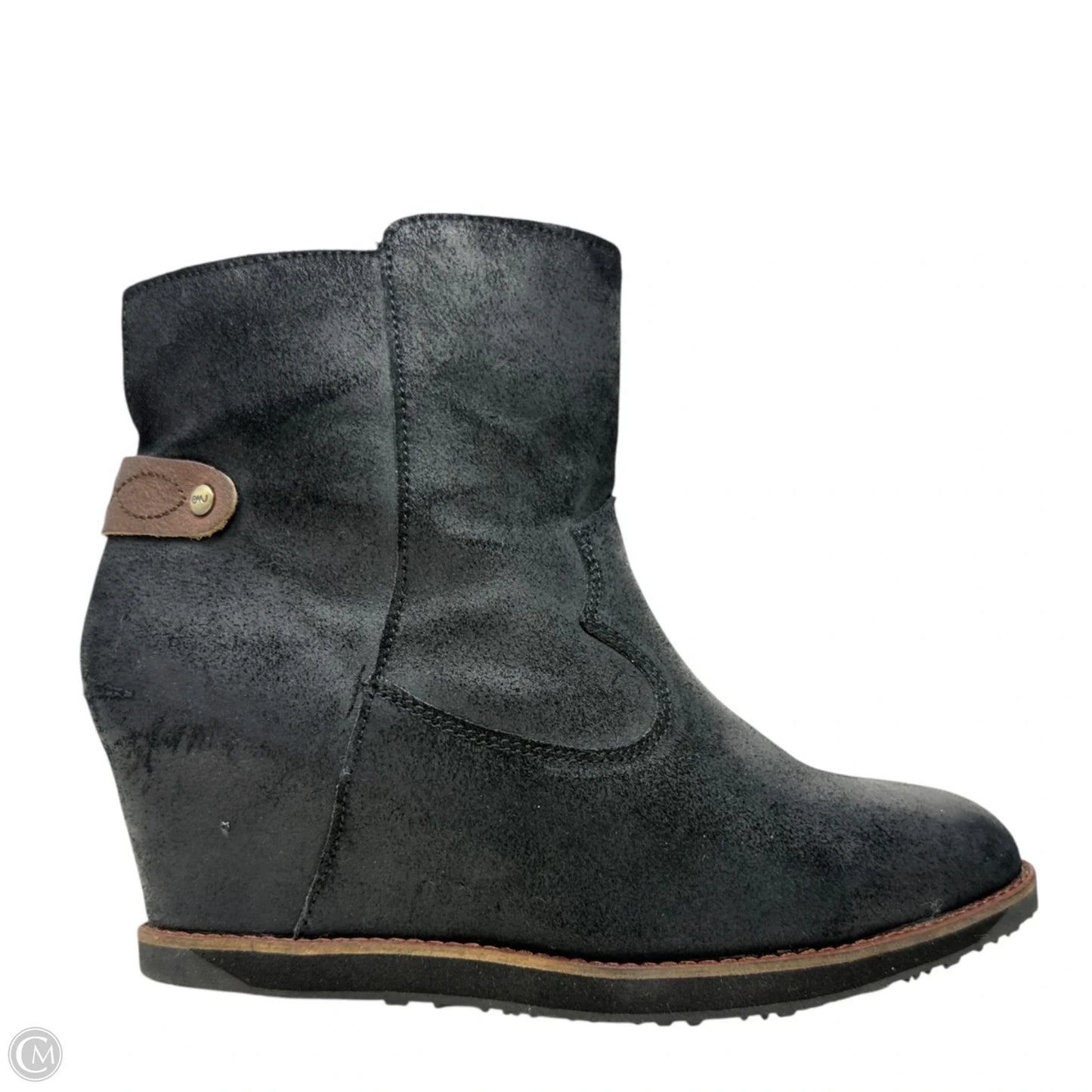 Gembrook Wedge Booties By Emu In Black, Size: 8.5