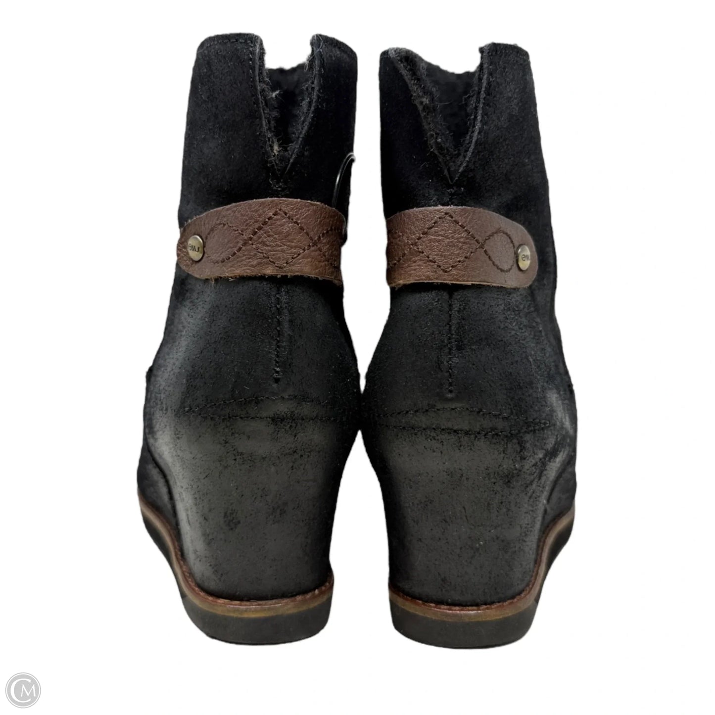 Gembrook Wedge Booties By Emu In Black, Size: 8.5