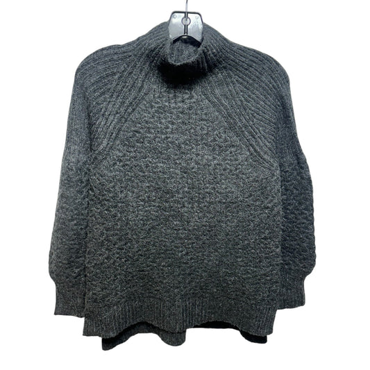 Bia Mock Neck Tunic Sweater By Anthropologie In Carbon Grey, Size: Xs