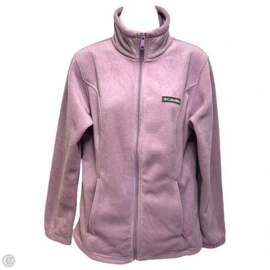 Jacket Fleece By Columbia In Purple, Size: S