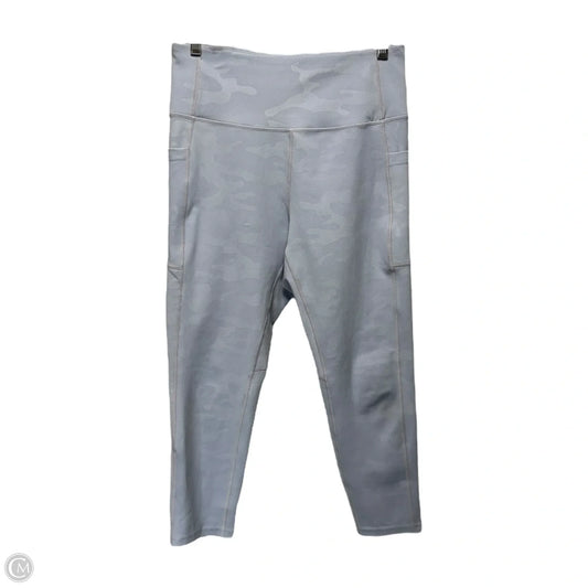 Athletic Leggings By Nicole Miller In Blue, Size: L