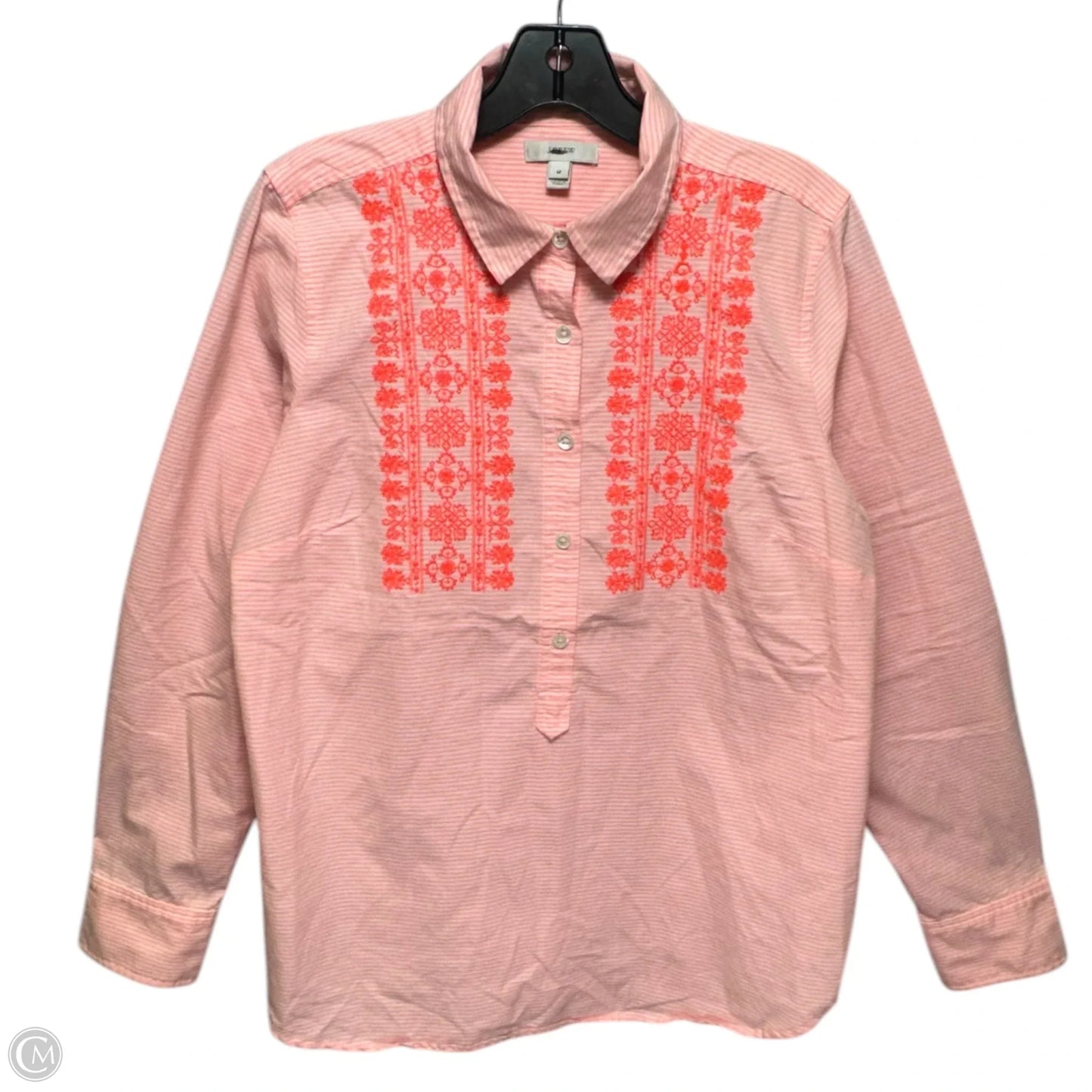 Top Long Sleeve By J. Crew In Striped Pattern, Size: 12