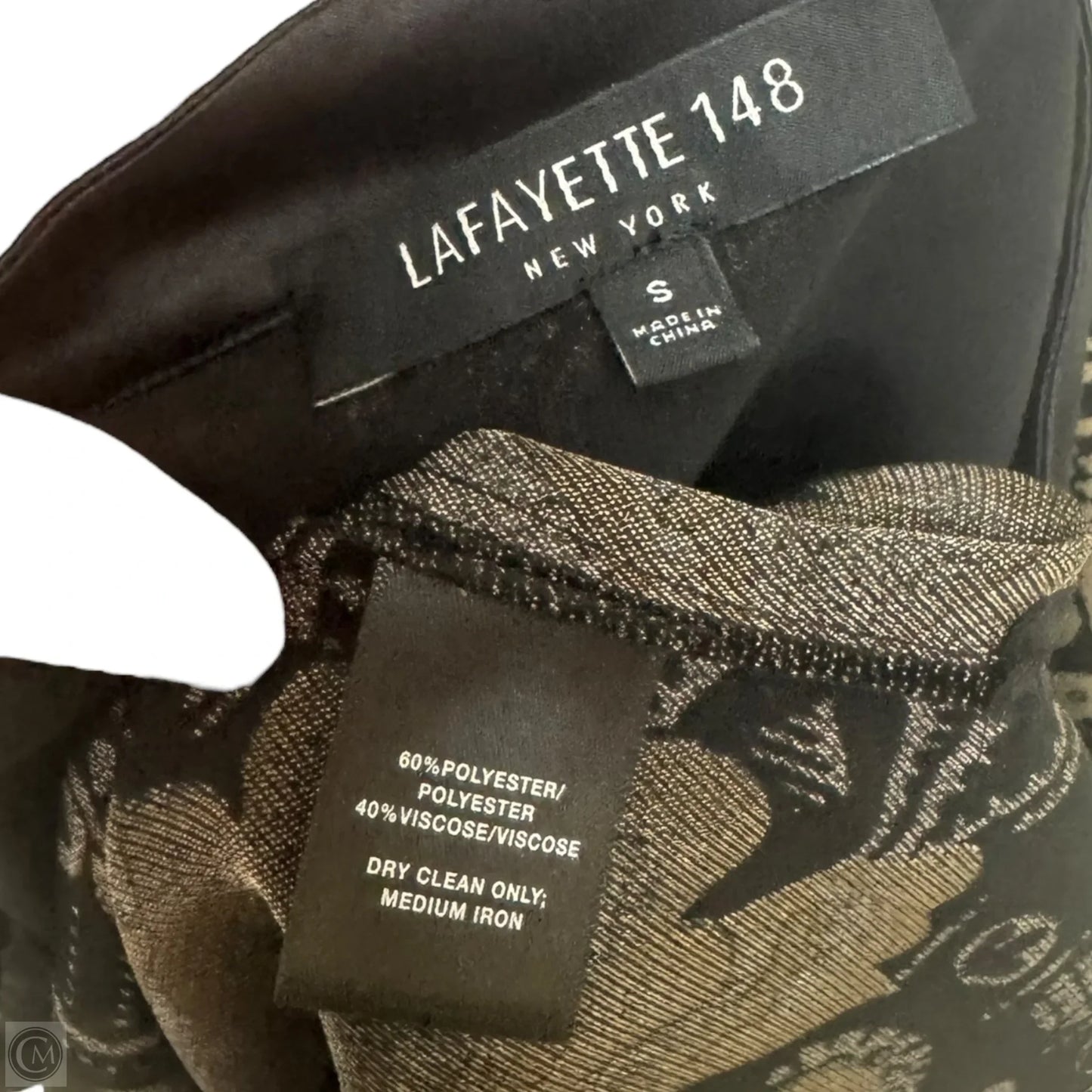 Nicolette Paisley Burnout Top Long Sleeve Designer By Lafayette 148 In Paisley Print, Size: S