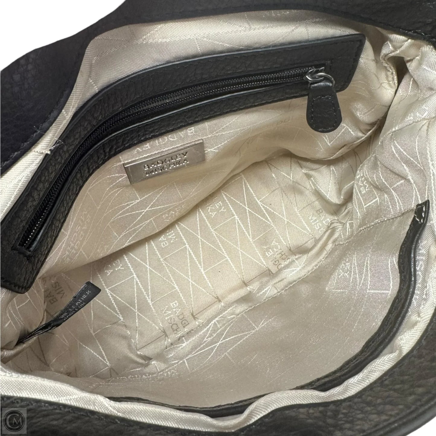 Calfhair Messenger Crossbody By Badgley Mischka, Size: Medium