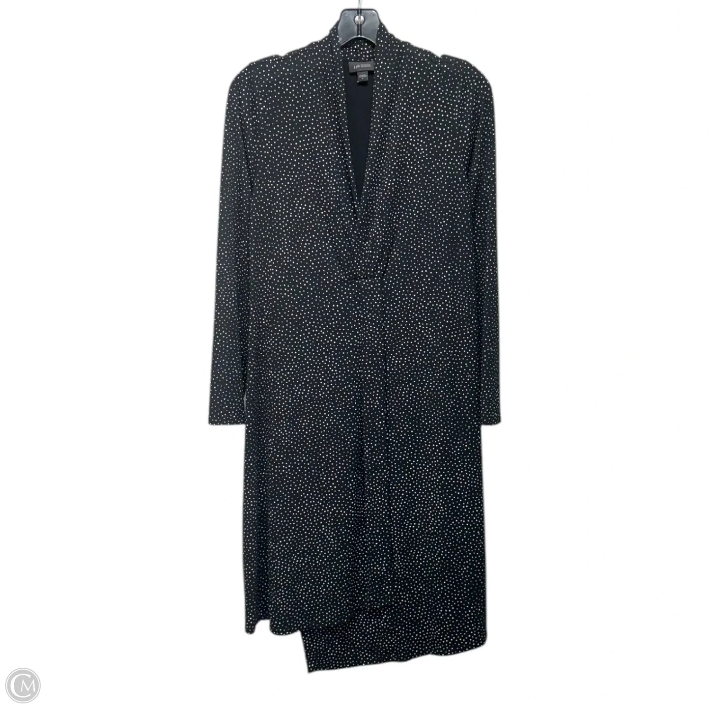 Wearever Collection Faux Wrap Dress By J. Jill In Polkadot Pattern, Size: M