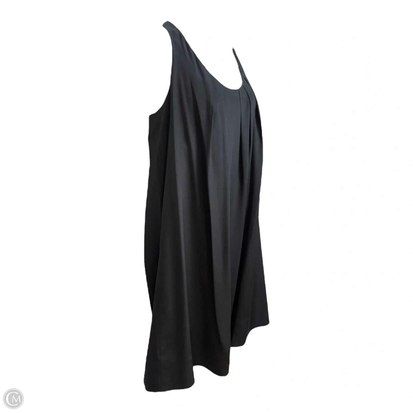Silk Dress Casual Midi By Eileen Fisher In Black, Size: XL