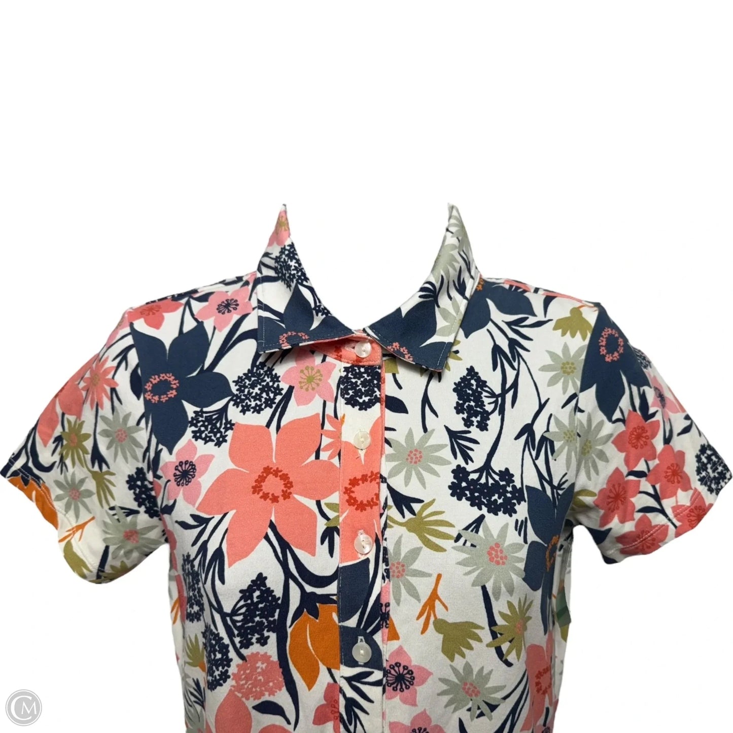 Joelle Polo Dress By Spartina In Marsh Hens Marsh Hens Wildflower Multi, Size: XXS