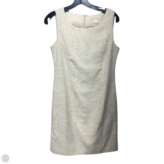 Dress Casual Midi By Coldwater Creek In Cream, Size: 6