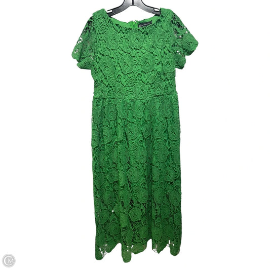 Dress Casual Maxi By New York And Co In Green, Size: S
