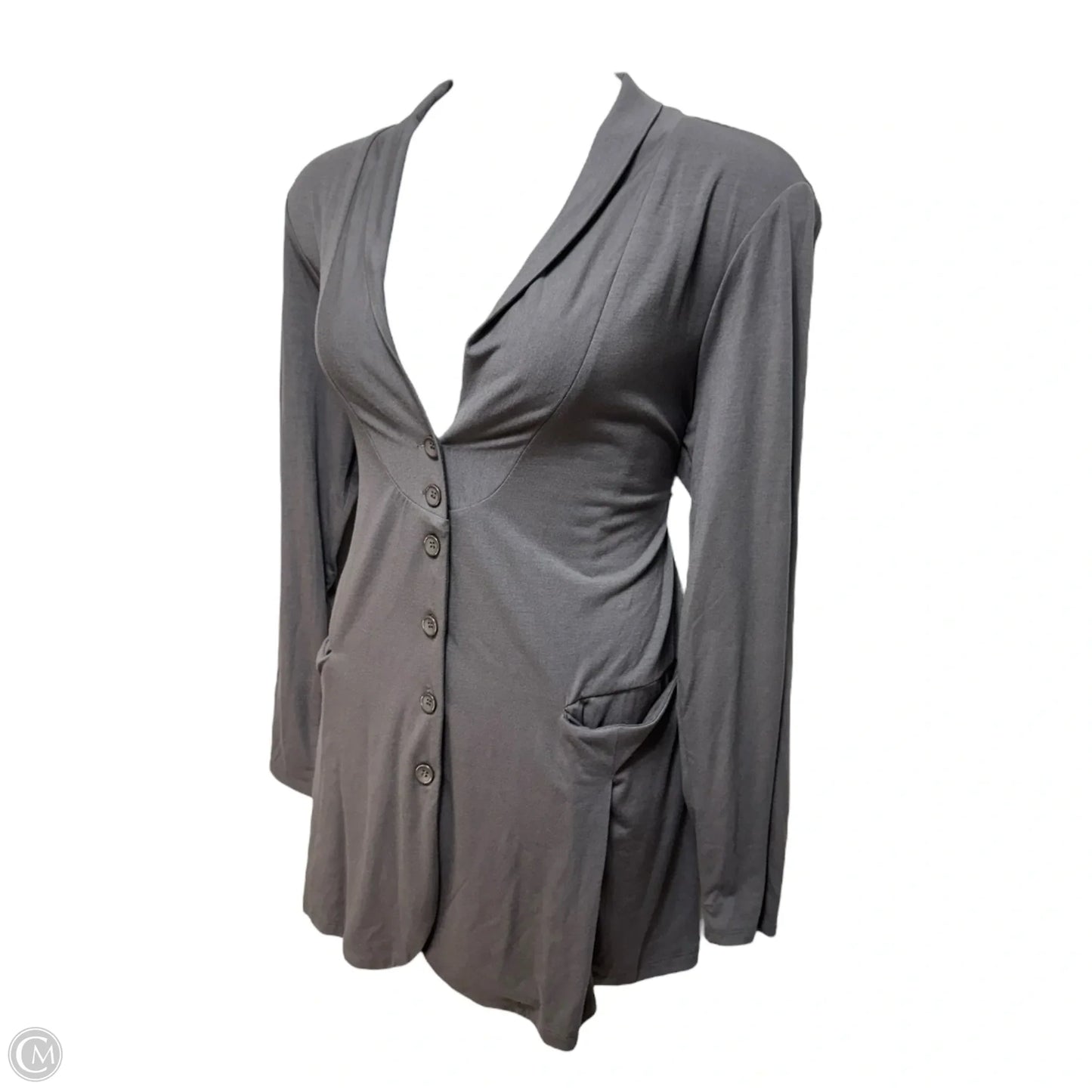 Galopin Veste Cardigan By Lunn by Lilith In Grey, Size: L