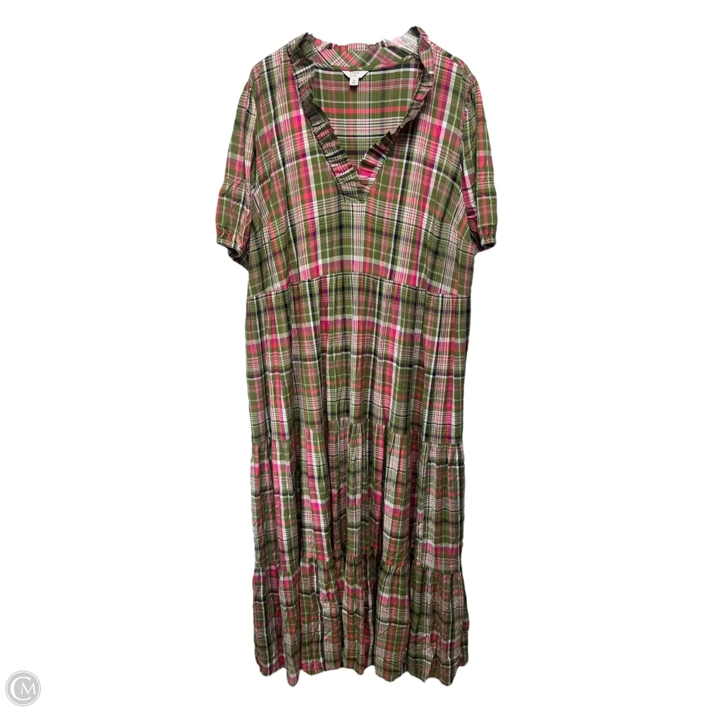 Dress Casual Maxi By Crown And Ivy In Plaid Pattern, Size: 3x
