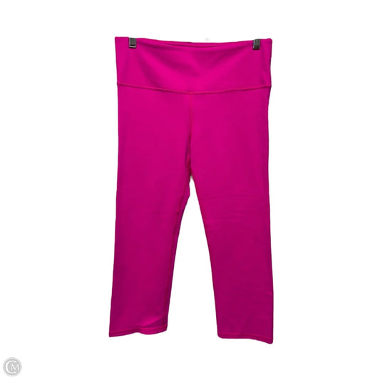 Athletic Leggings Capris By Alo In Pink, Size: M