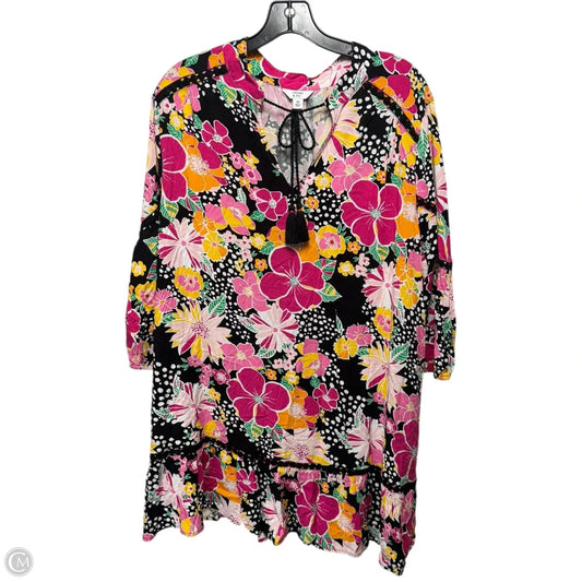 Dress Casual Short By Crown And Ivy In Floral Print, Size: 1x
