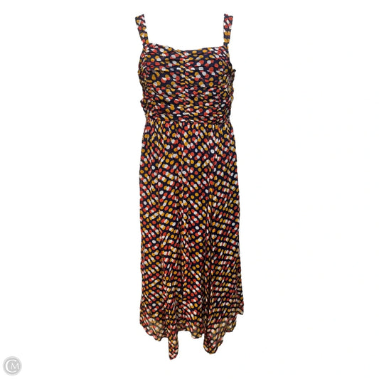 Dress Casual Maxi By Maeve In Polkadot Pattern, Size: 10