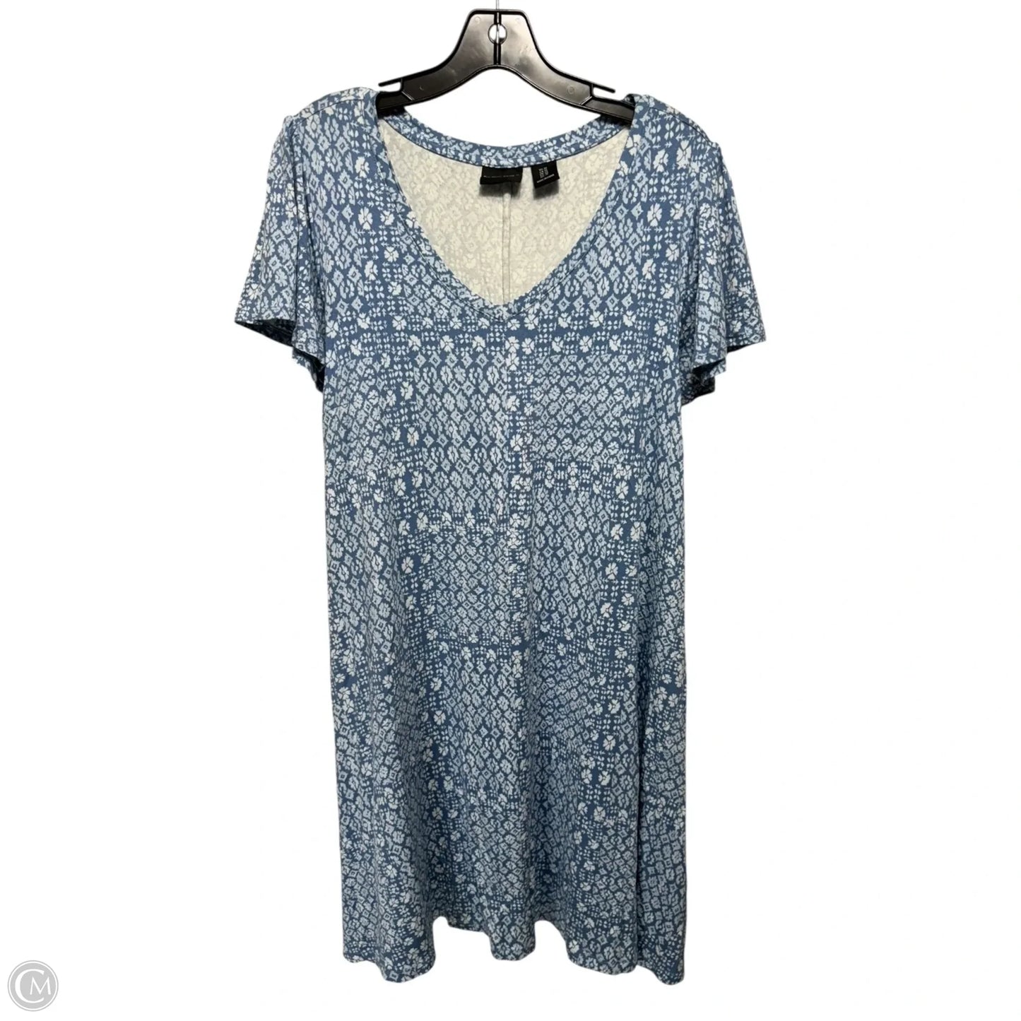 Dress Casual Short By Rachel Zoe In Blue, Size: 1x