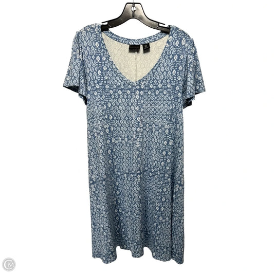 Dress Casual Short By Rachel Zoe In Blue, Size: 1x