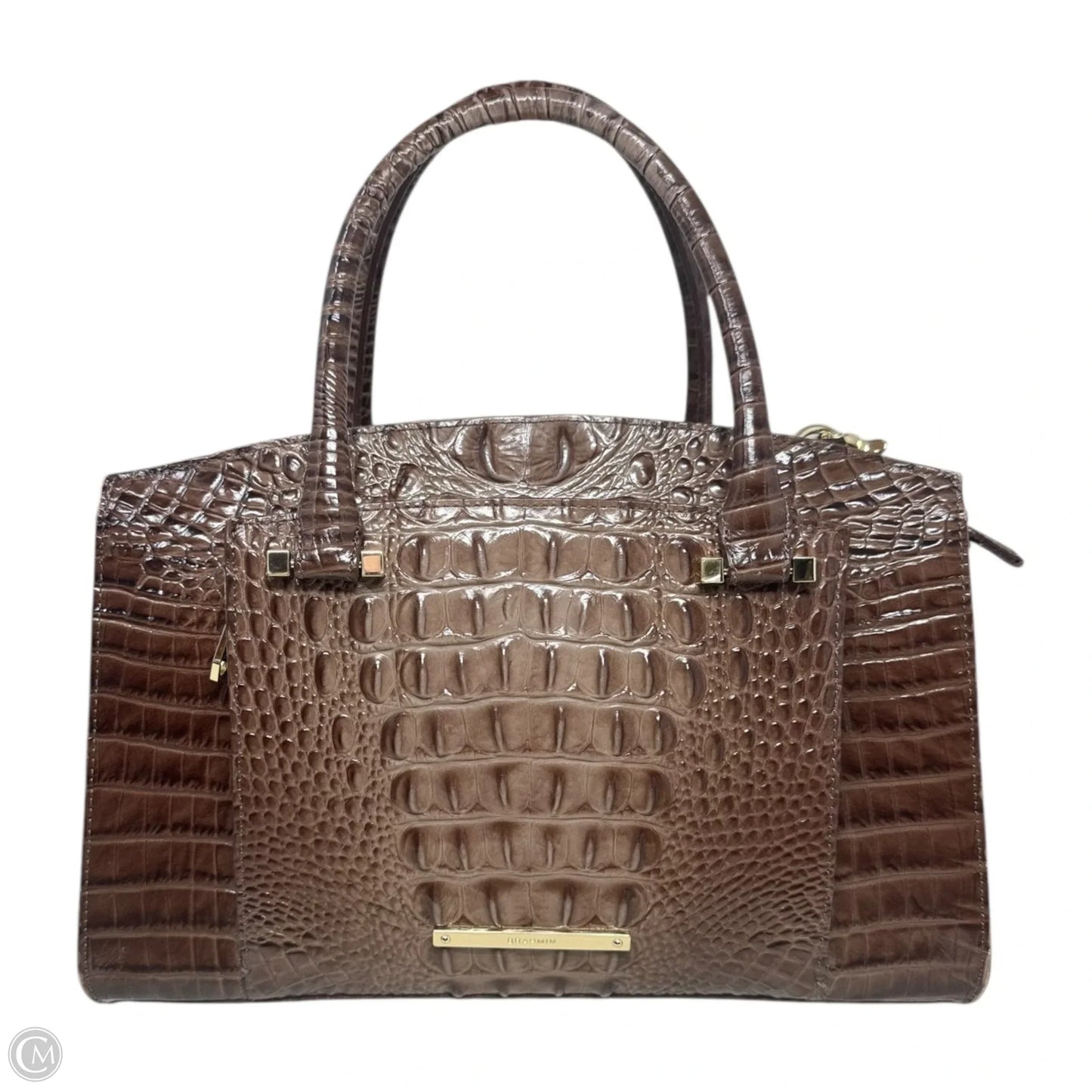 Greta Satchel Handbag Designer By Brahmin, Size: Medium