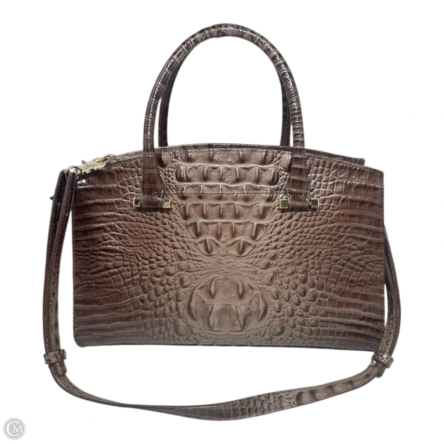 Greta Satchel Handbag Designer By Brahmin, Size: Medium