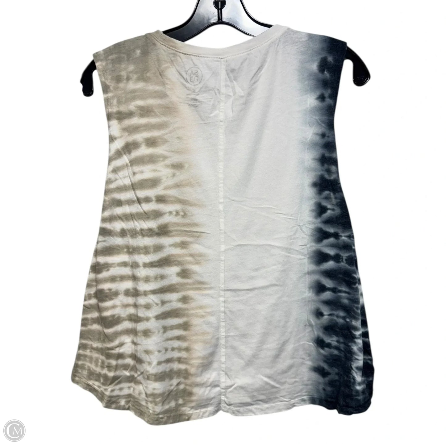 Top Sleeveless By Sage In Tie Dye Print, Size: Xl