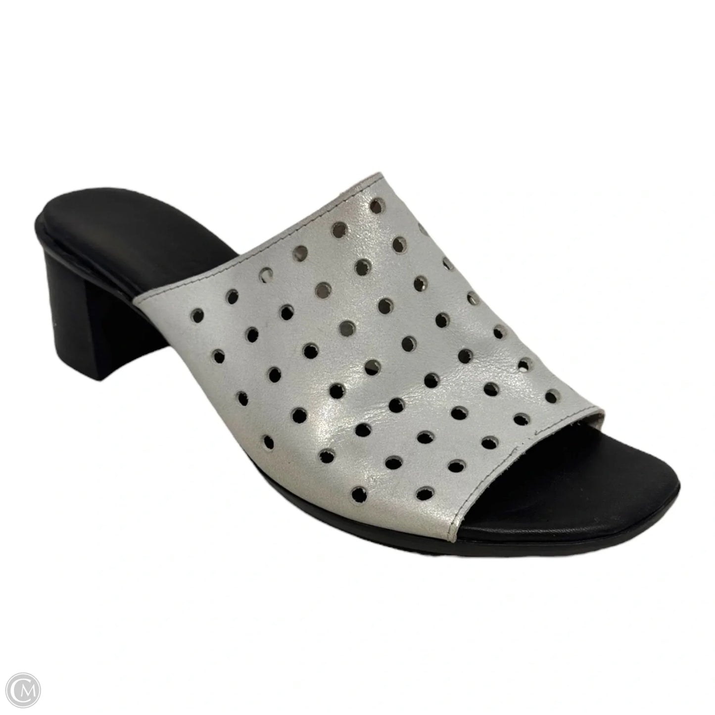 Jules Sandals Heels Block By Munro In White, Size: 9.5