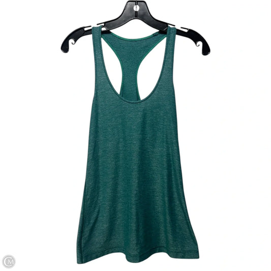 Athletic Tank Top By Lululemon In Green, Size: M