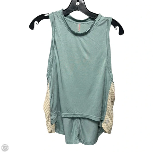 Athletic Tank Top By Free People In Aqua, Size: M