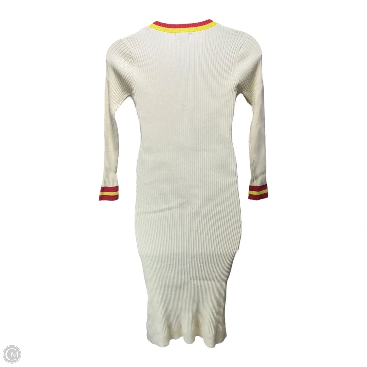 Dress Casual Midi By Current Air In Yellow, Size: Mp