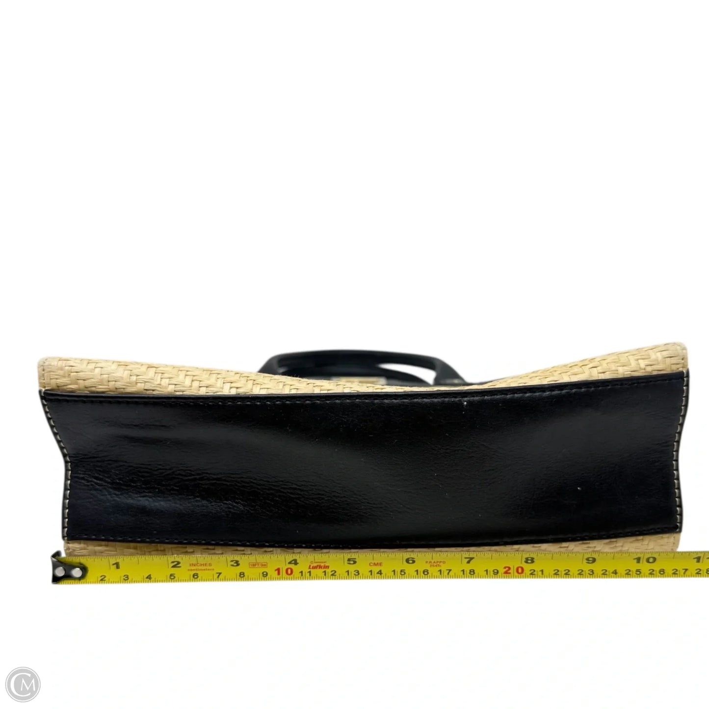 Turnlock Woven Handbag By Talbots, Size: Medium