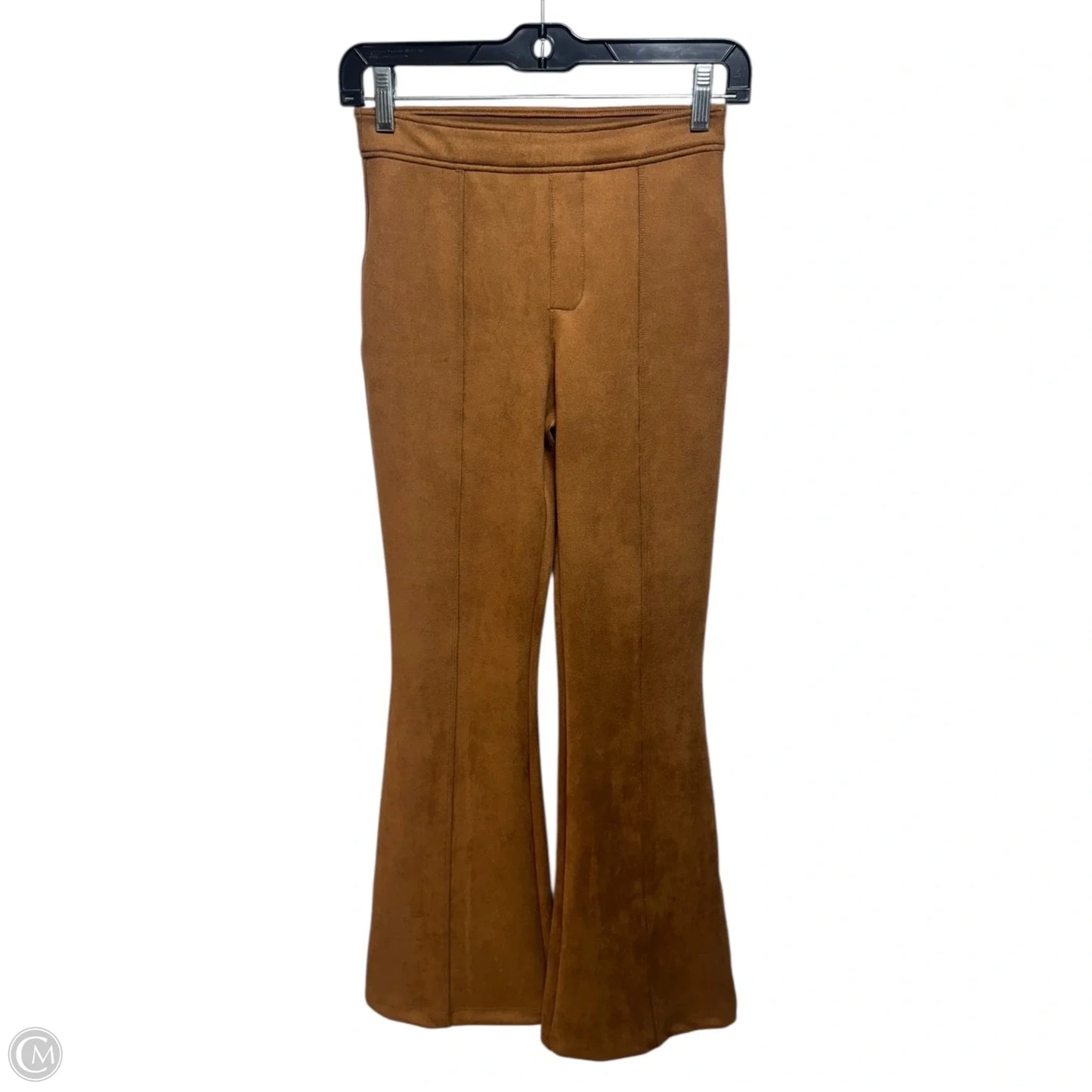 Faux Suede Flared Pants Other By Spanx In Brown, Size: Xs