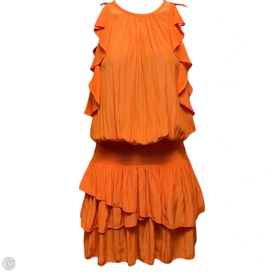 Rooney Flutter-Sleeve Mini Dress By Ramy Brook In Zinnia, Size: S