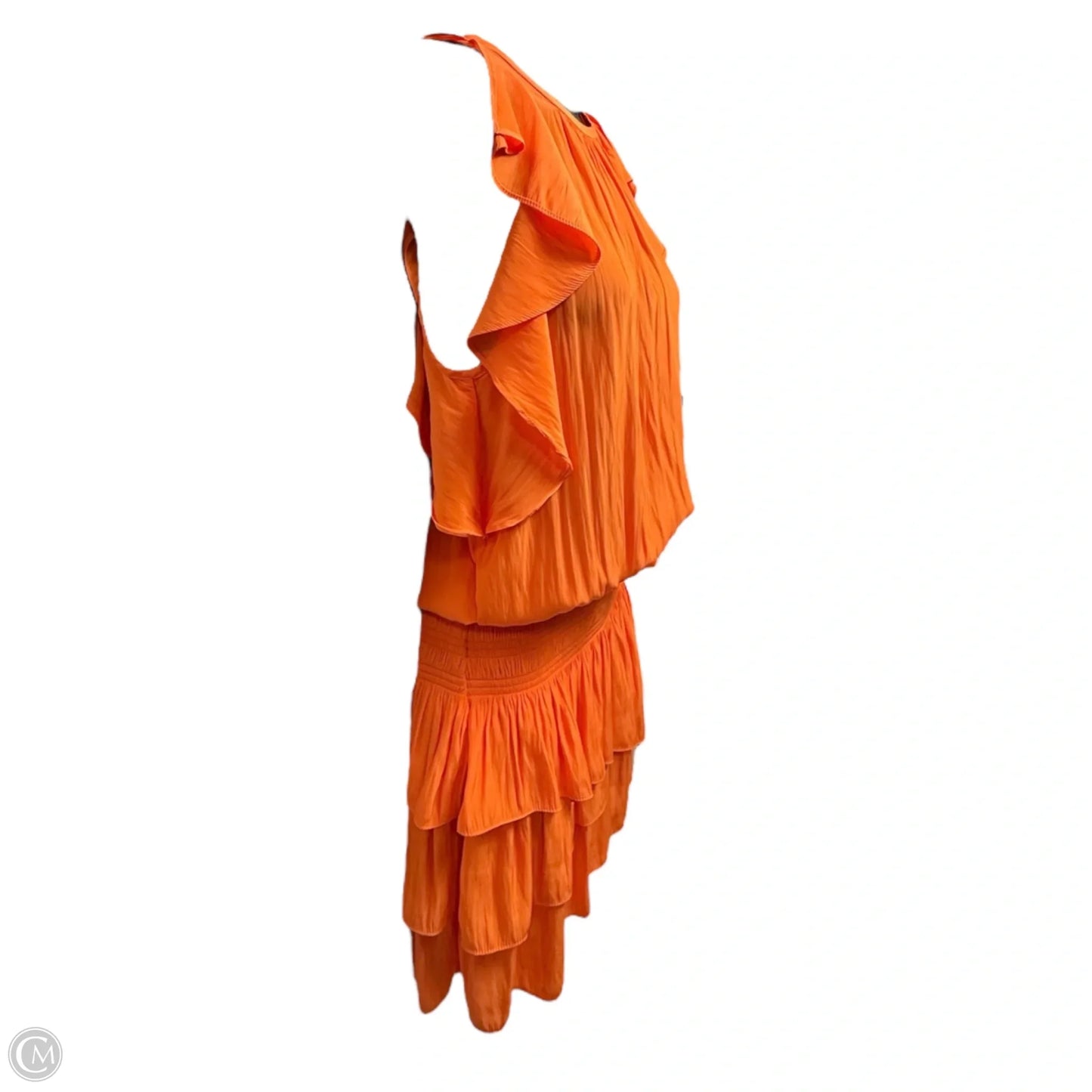 Rooney Flutter-Sleeve Mini Dress By Ramy Brook In Zinnia, Size: S