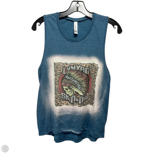 Top Sleeveless By Bella + Canvas In Blue, Size: S