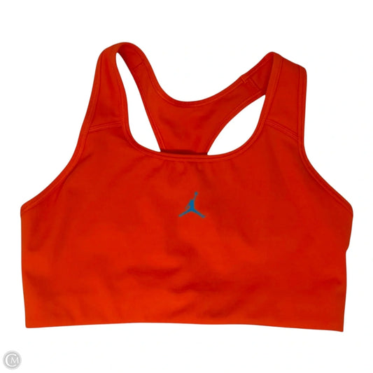 Athletic Bra By Nike Apparel In Orange, Size: M