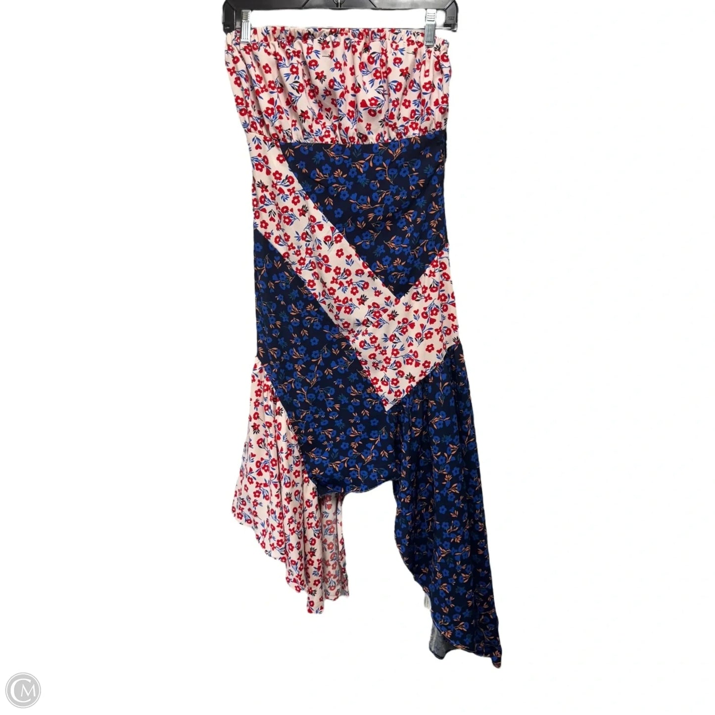 Golden Hour Strapless Midi Dress By Lulus In Multi-colored, Size: XS