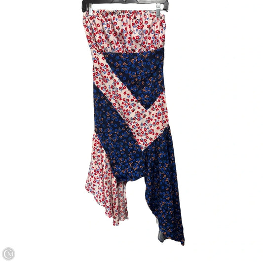 Golden Hour Strapless Midi Dress By Lulus In Multi-colored, Size: XS