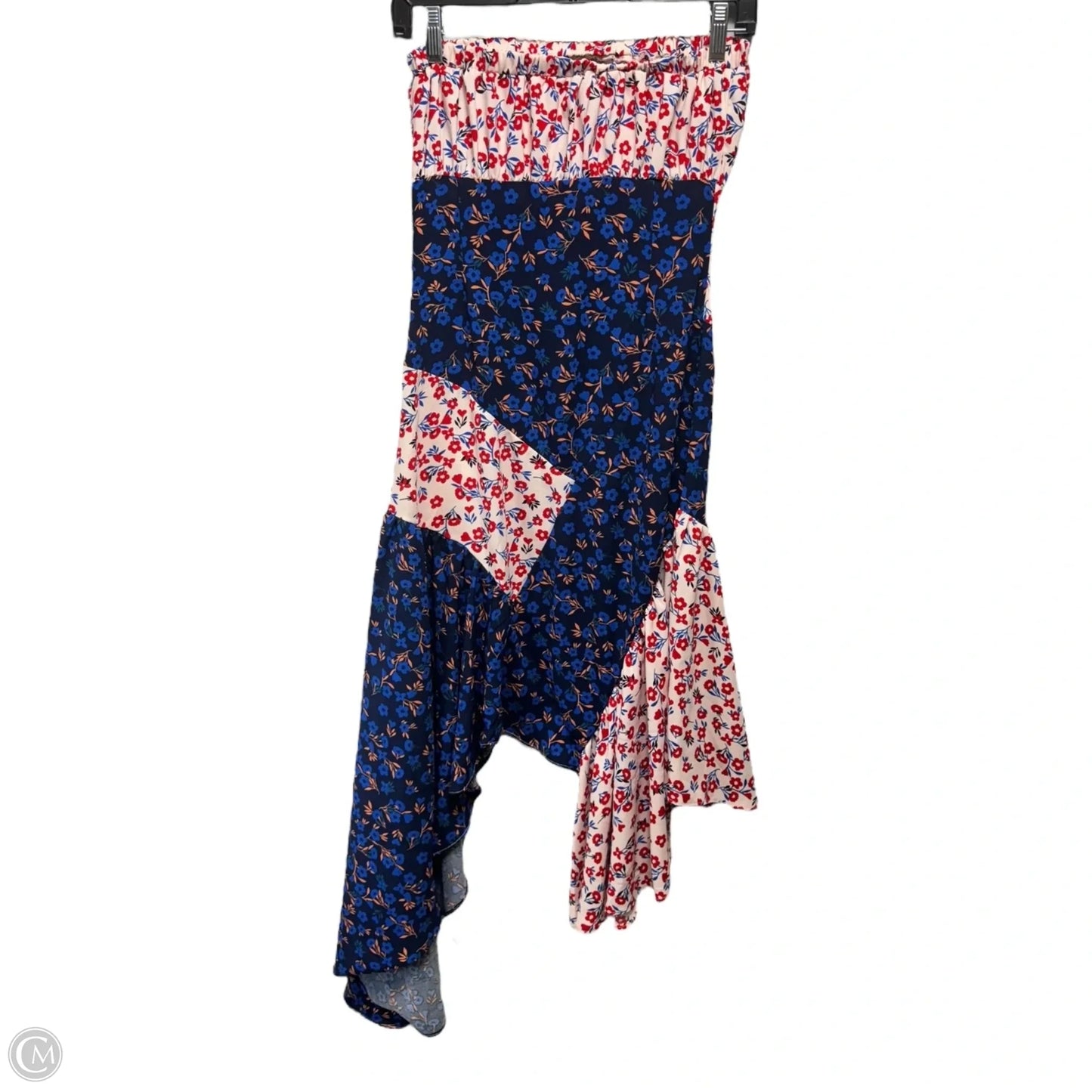 Golden Hour Strapless Midi Dress By Lulus In Multi-colored, Size: XS