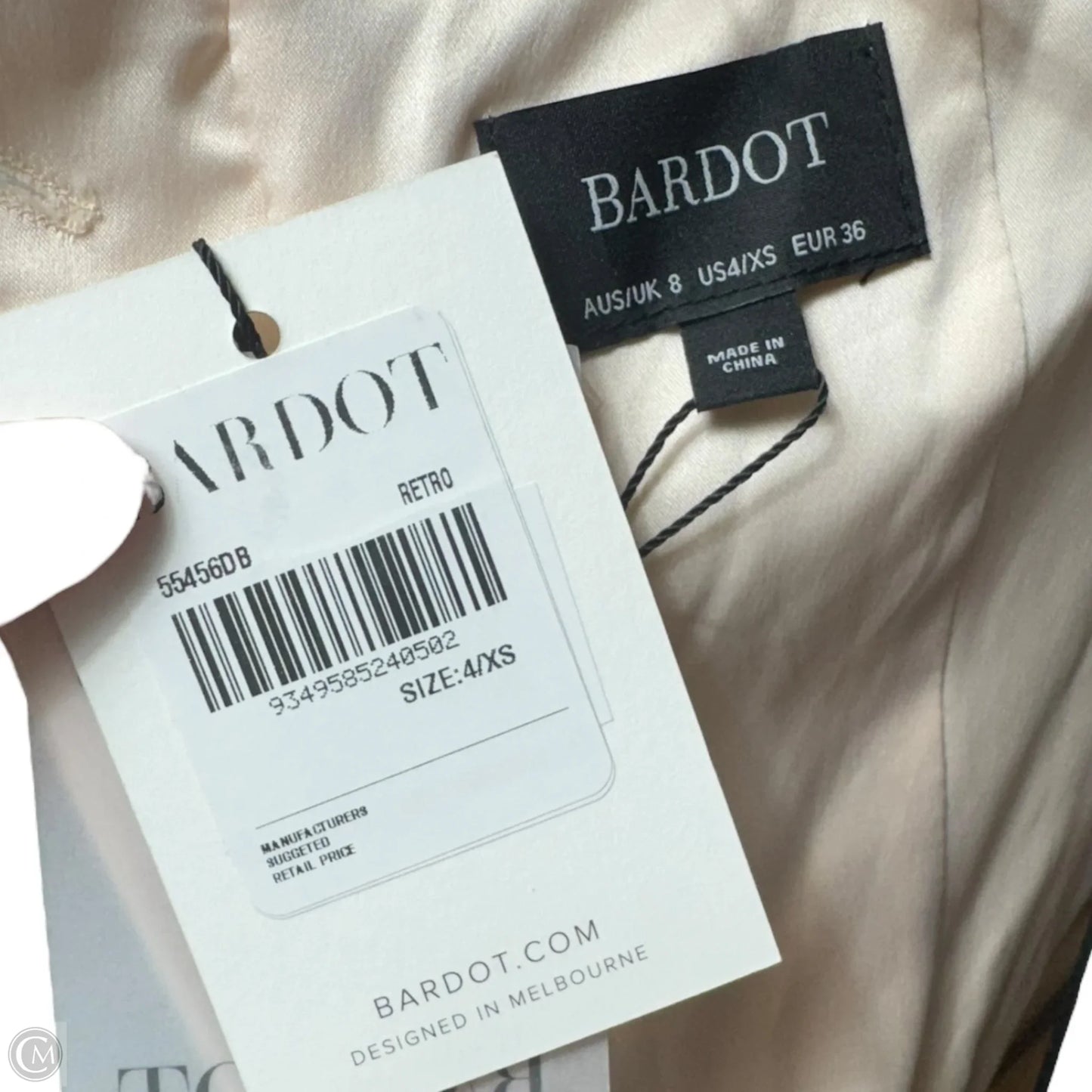 Caitlyn Halter Linen Blend Off Shoulder Ruffle Dress Casual Short By Bardot In Floral Print, Size: Xs