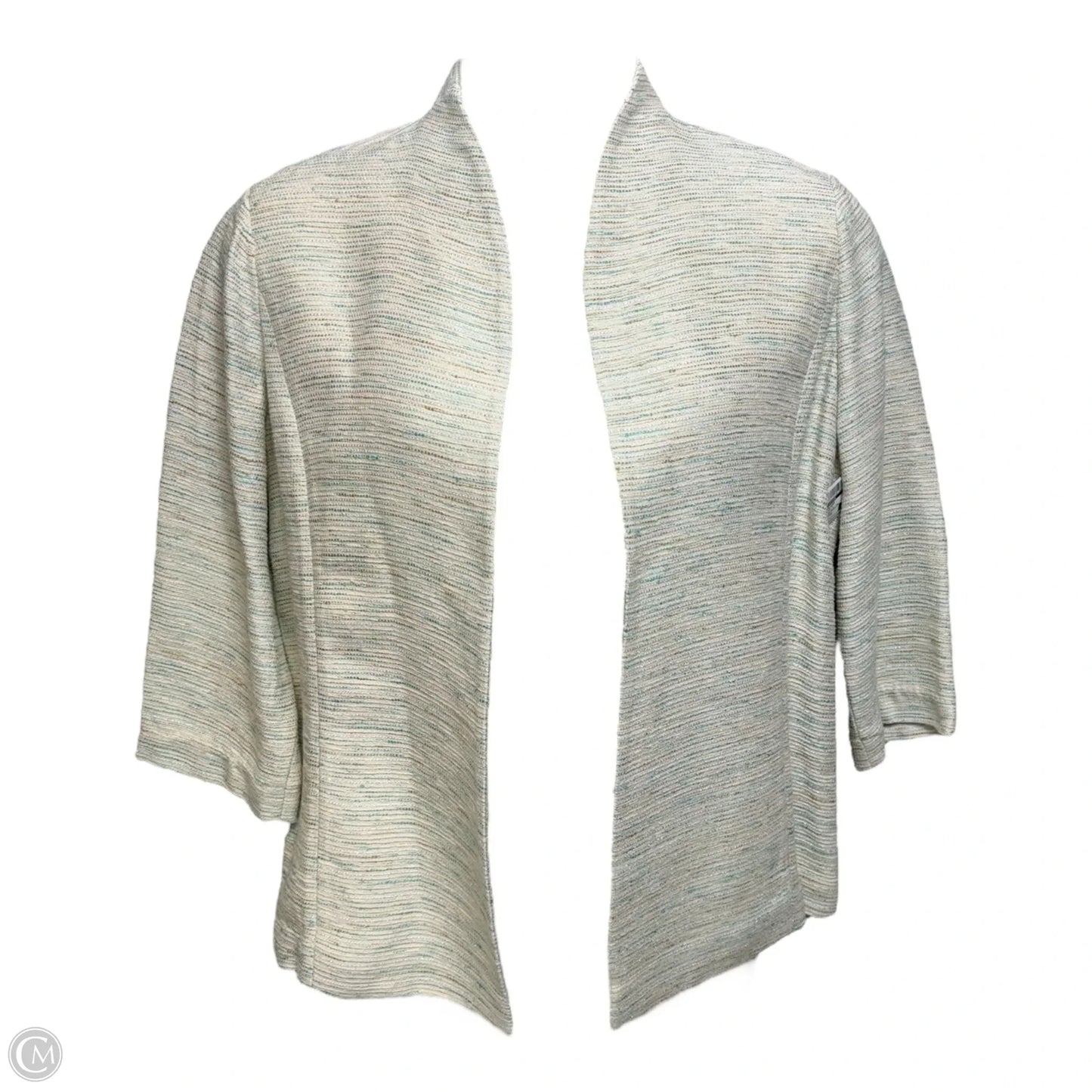 Silk Blend Blazer By Misook In Multi-colored, Size: M