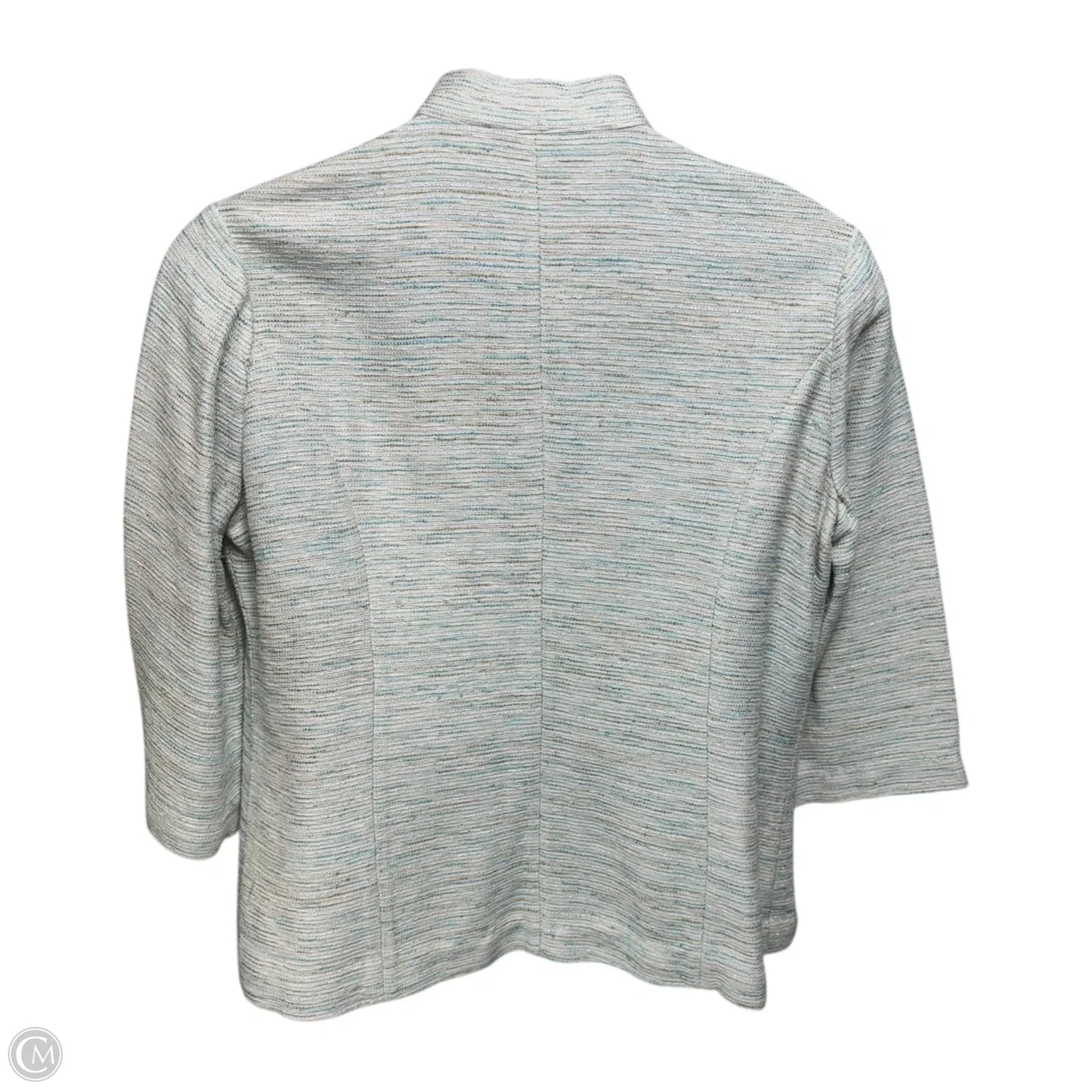 Silk Blend Blazer By Misook In Multi-colored, Size: M