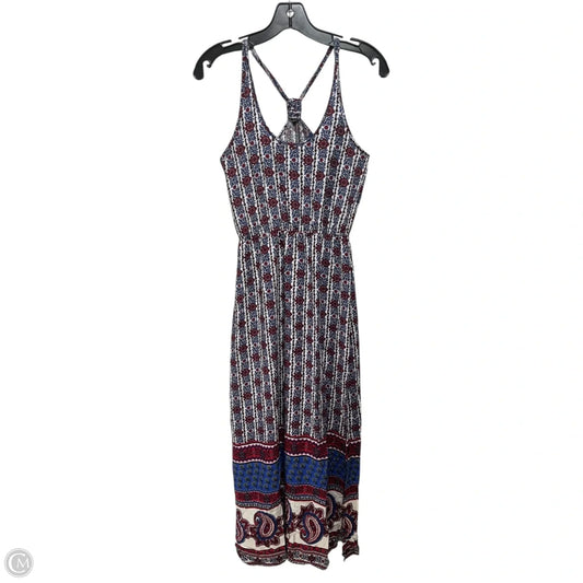 Dress Casual Maxi By Blue Rain In Blue & Red & White, Size: S