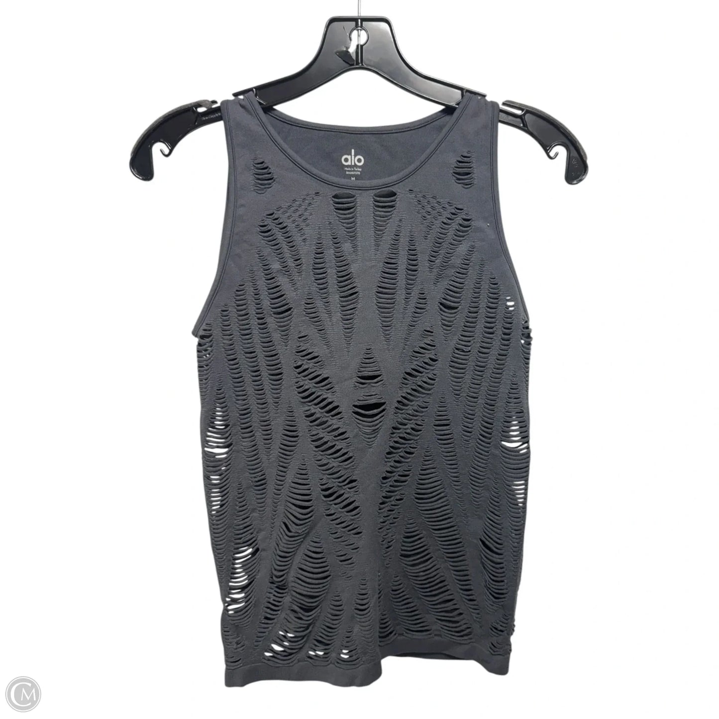 Athletic Tank Top By Alo In Grey, Size: M