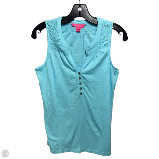 Essie Top Designer By Lilly Pulitzer In Blue Ibiza, Size: XS