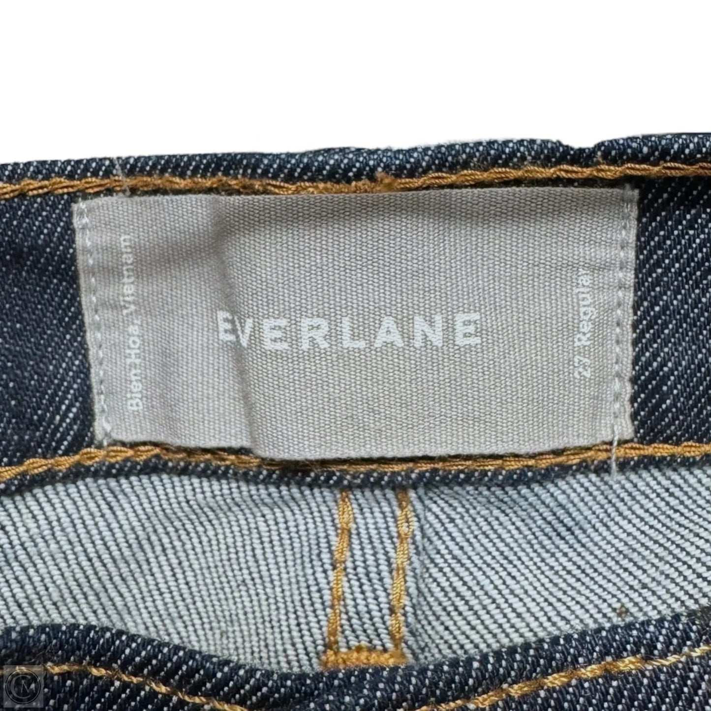 Hand-Printed Heart Stretch High Rise Skinny Jeans
 By Everlane X PlayHouseRoll  In Blue Denim, Size: 4/27