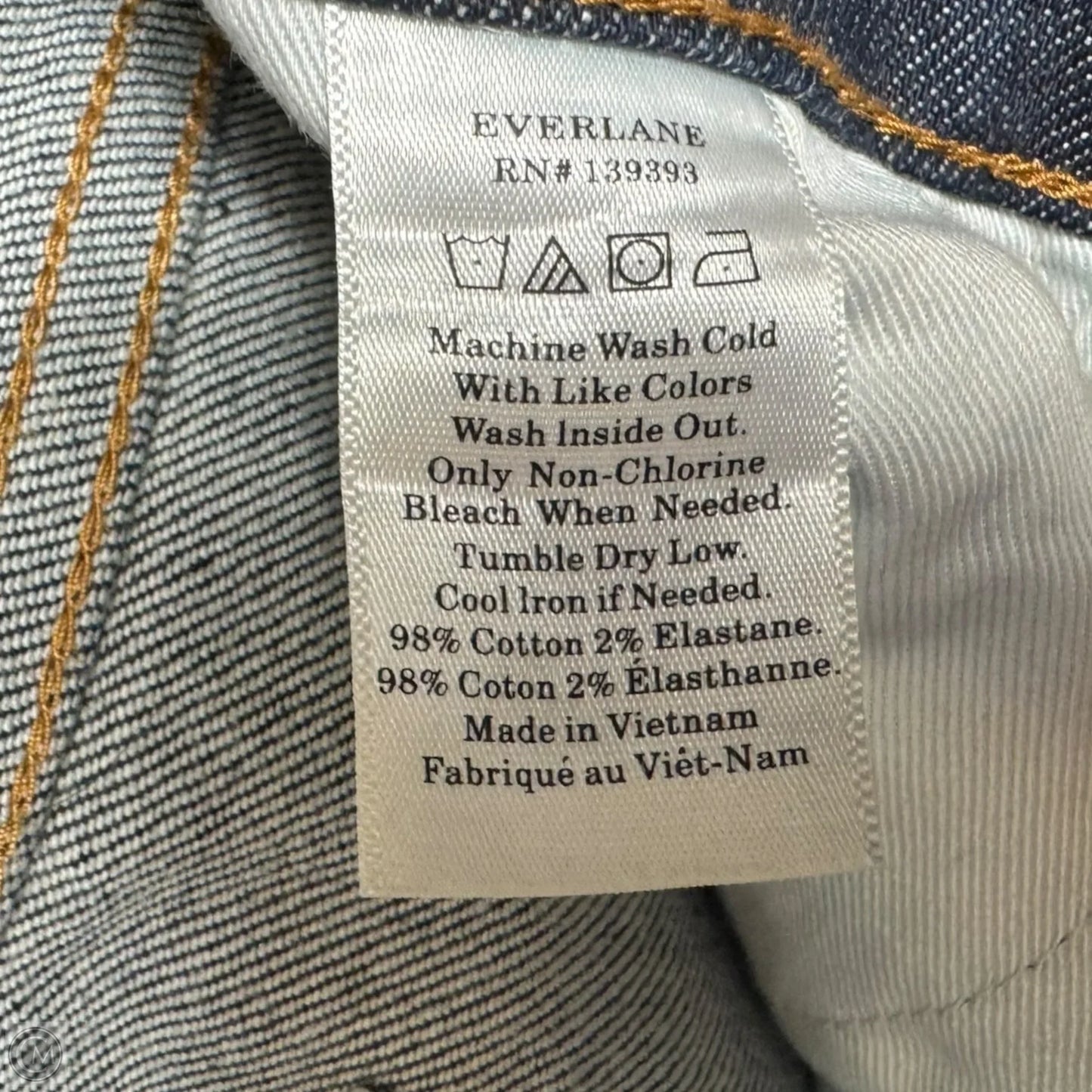 Hand-Printed Heart Stretch High Rise Skinny Jeans
 By Everlane X PlayHouseRoll  In Blue Denim, Size: 4/27