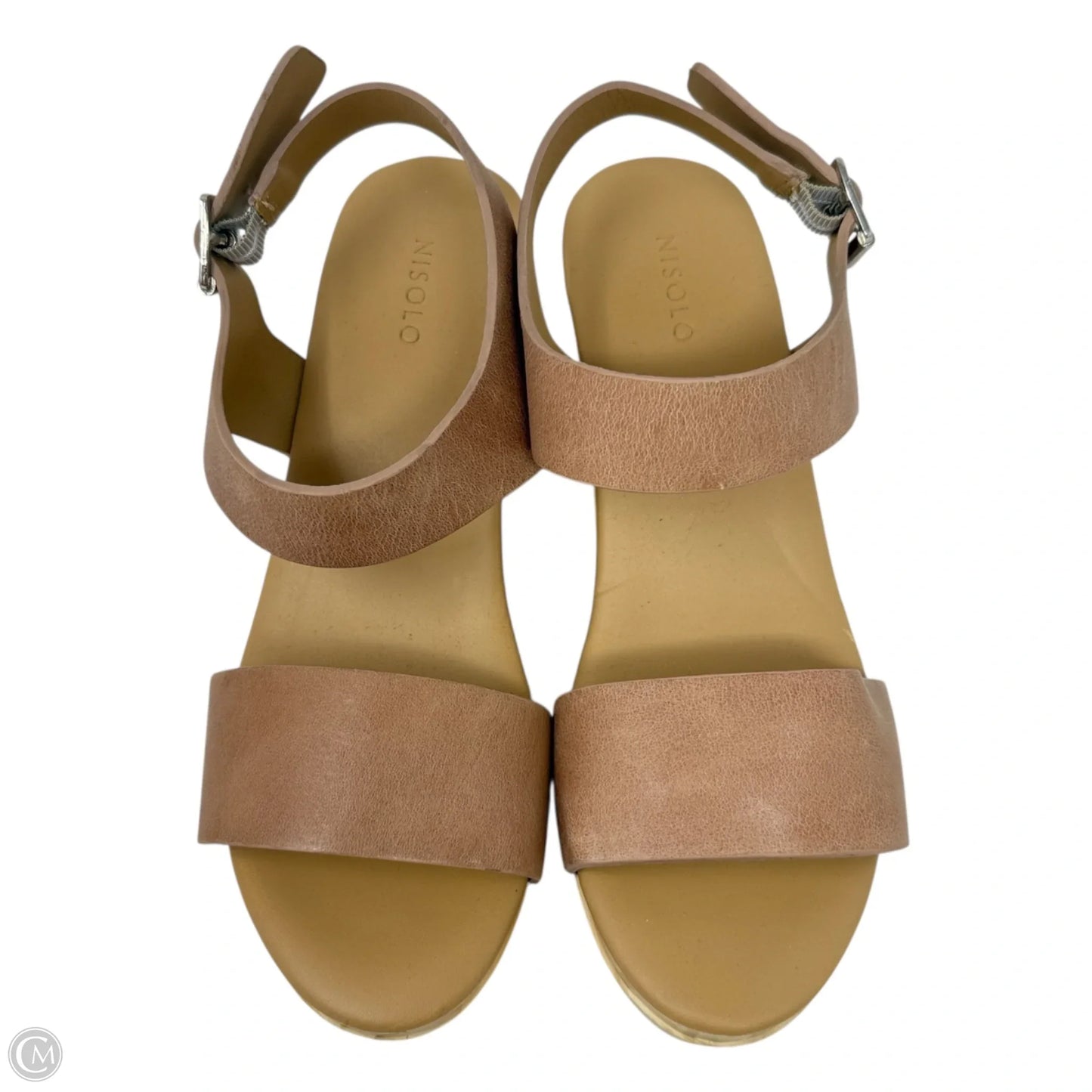 All-day Open Toe Clog By Nisolo In Tan, Size: 7