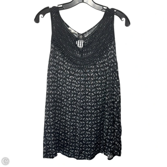 Top Sleeveless By Maurices In Black & White, Size: 2x