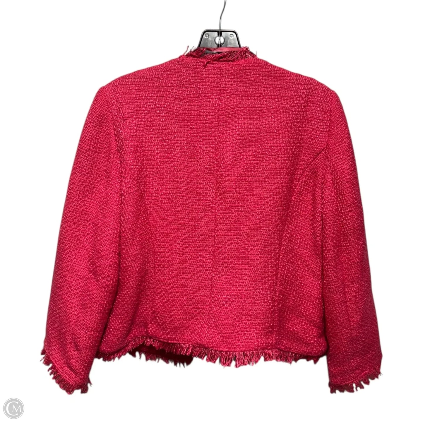 Tweed Blazer By Cynthia Rowley In Pink, Size: M